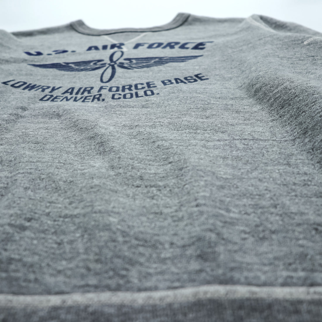 BUZZ RICKSON'S 前V スウェット トレーナー M グレー U.S.AIR FORCE 日本製 東洋エンタープライズ