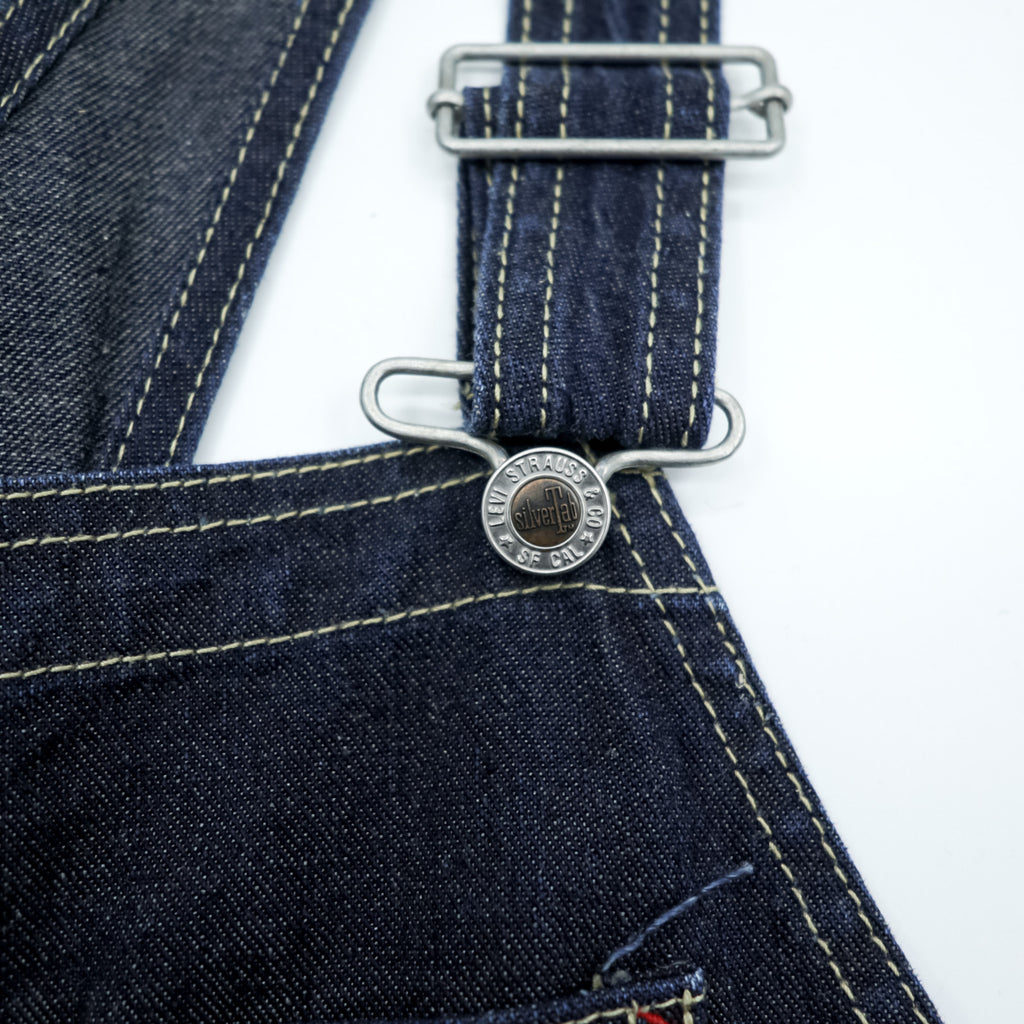 Levi's SILVERTAB JEANS シルバータブ 90年代 デニム オーバーオール L インディゴ 濃紺 40850-1901