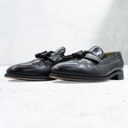 JOHNSTON&MURPHY フリンジ タッセル ローファー 28cm レザー 本革 ウィングチップ バーガンディー  08609