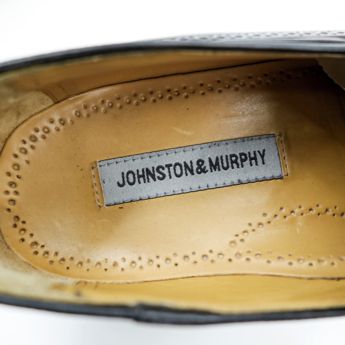 JOHNSTON&MURPHY フリンジ タッセル ローファー 28cm レザー 本革 ウィングチップ バーガンディー  08609