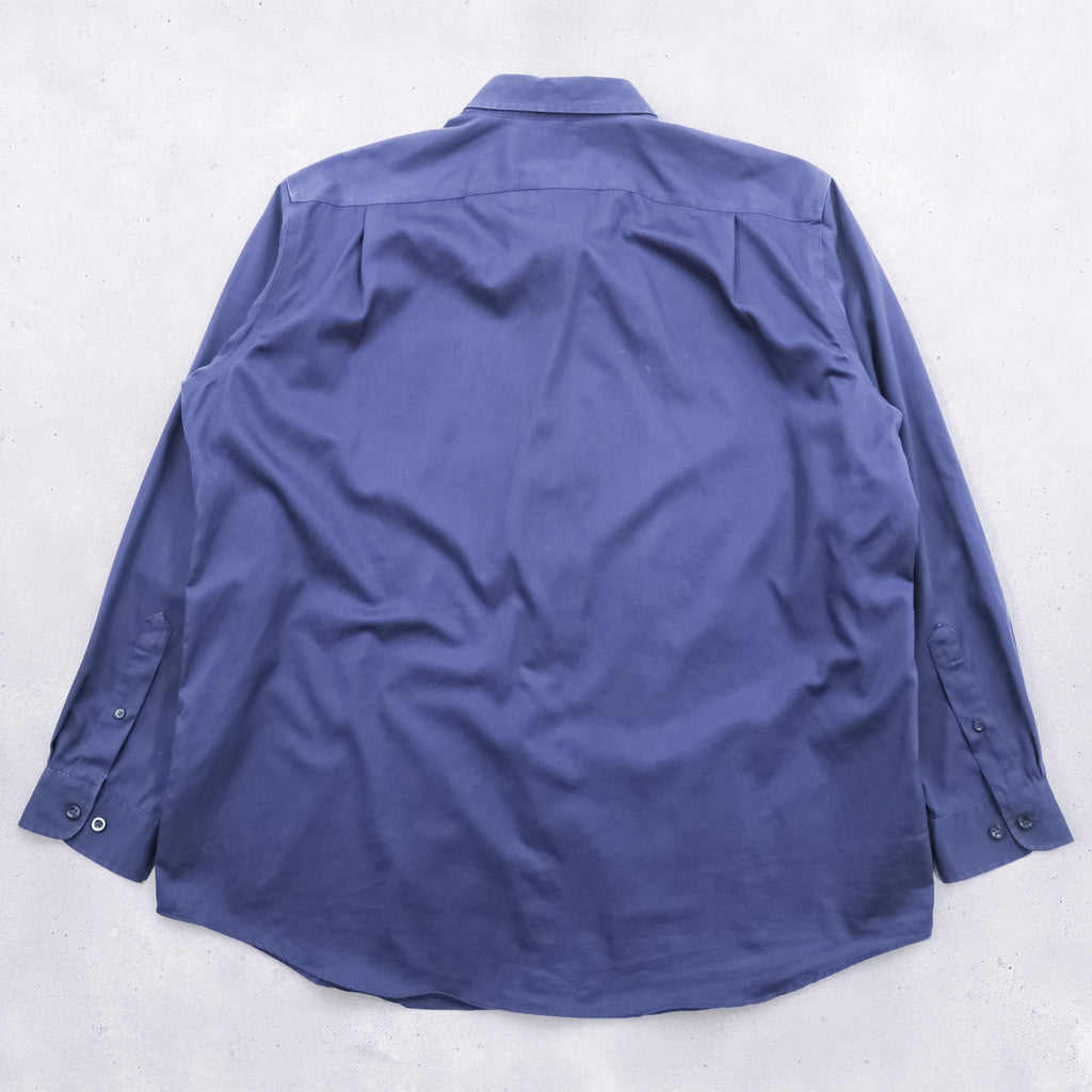 L.L.Bean button-down shirt, size XL and up, navy, item number 264077, WRINKLE RESISTANT.