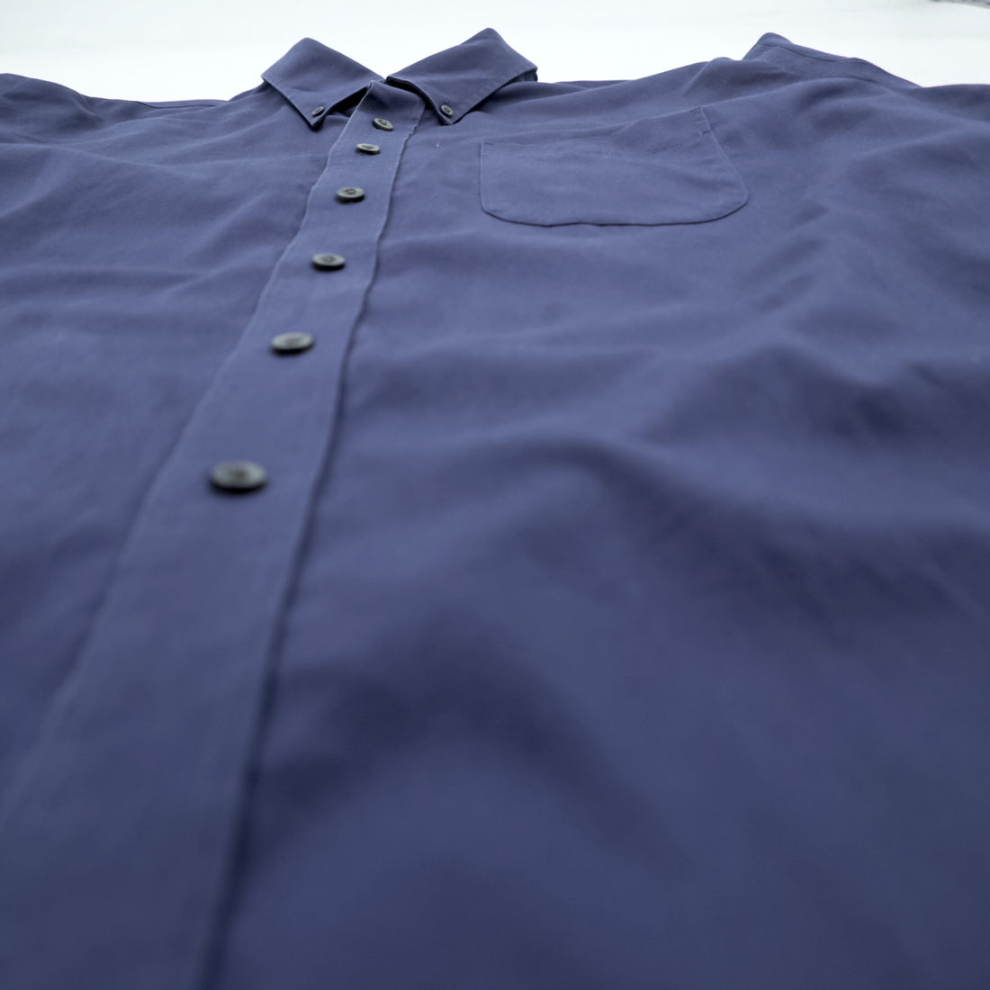 L.L.Bean button-down shirt, size XL and up, navy, item number 264077, WRINKLE RESISTANT.