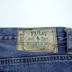Polo Ralph Lauren Denim Jeans Made in Mexico 100% Cotton Straight Leg Classic Fit Blue
