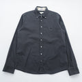 BURBERRY Türkiye-made button-down shirt, size L, black, TRSARGIYESK