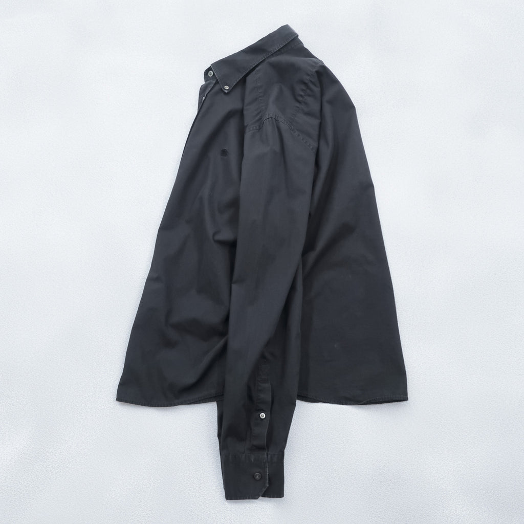 BURBERRY Türkiye-made button-down shirt, size L, black, TRSARGIYESK