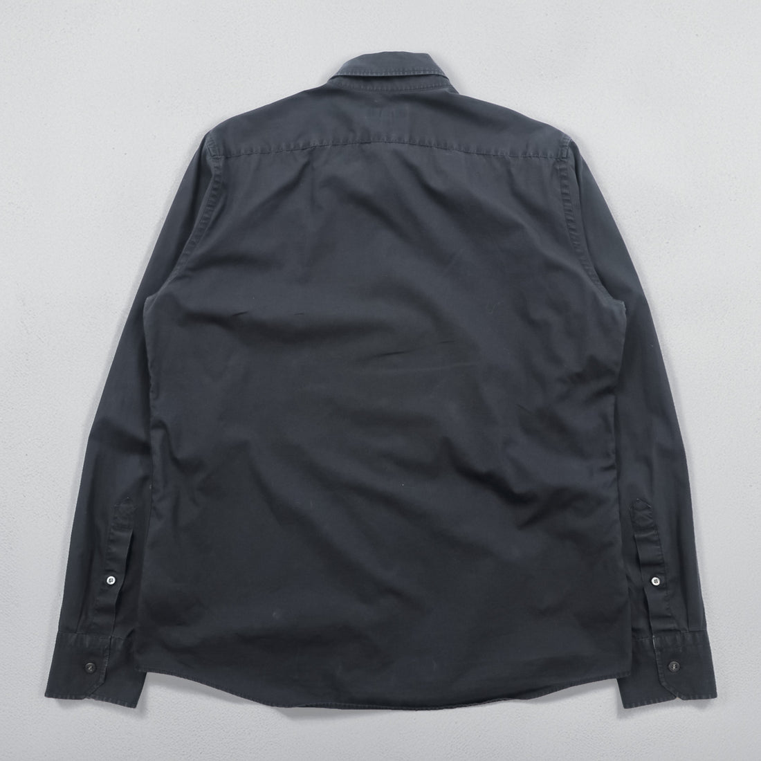 BURBERRY Türkiye-made button-down shirt, size L, black, TRSARGIYESK