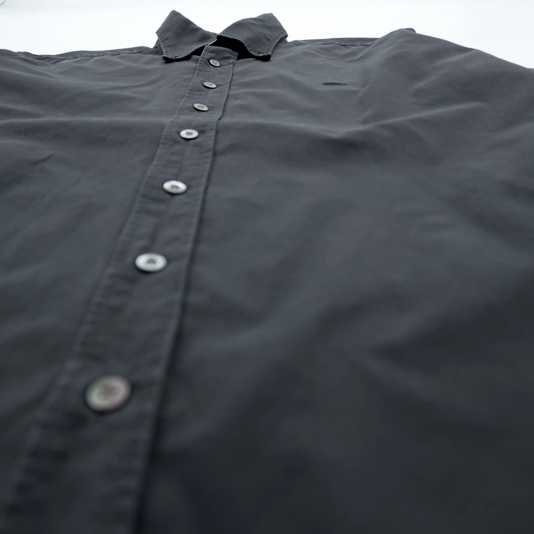 BURBERRY Türkiye-made button-down shirt, size L, black, TRSARGIYESK