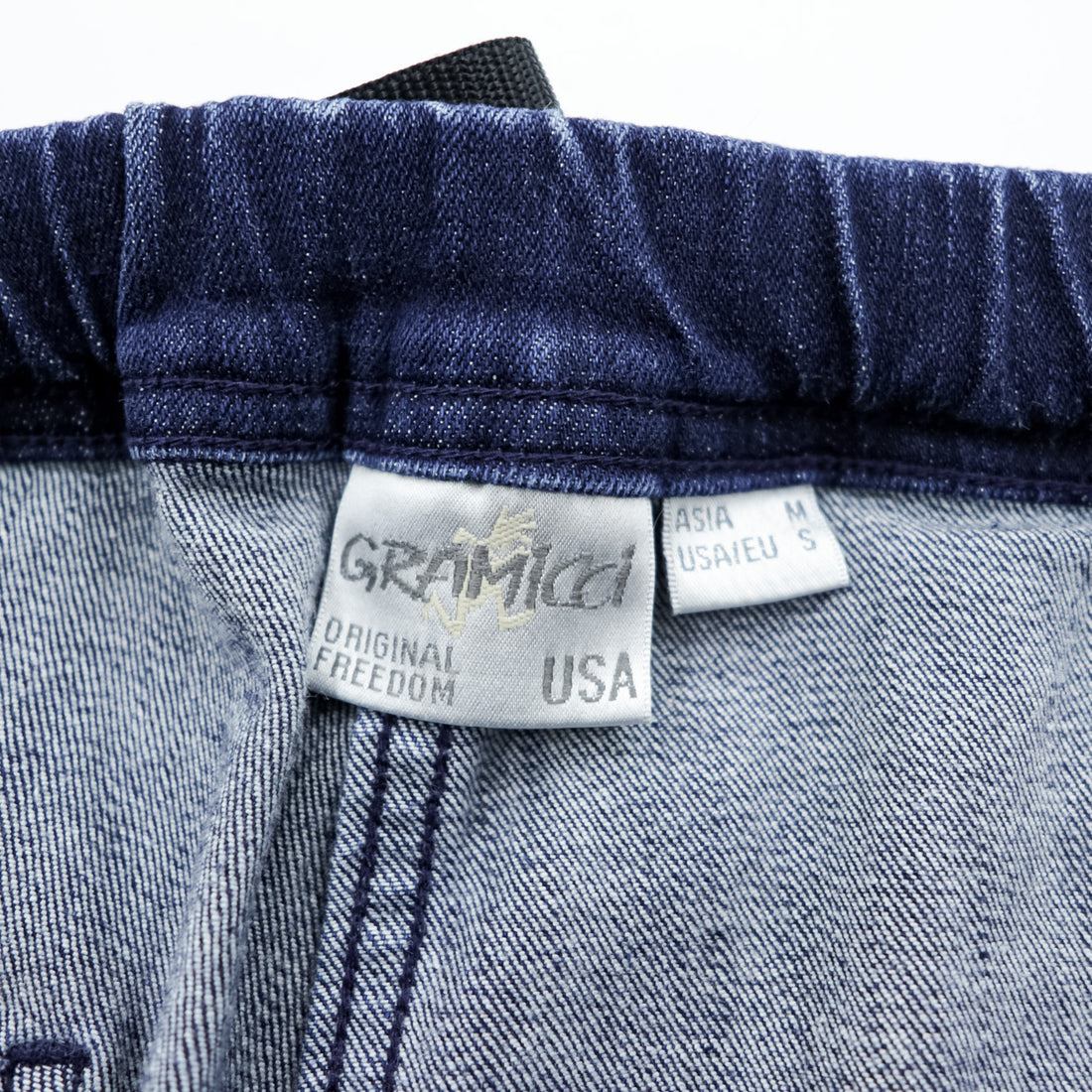GRAMICCI Slim Fatigue Denim Pants Jeans Climbing Pants M Blue GMP-20S1428
