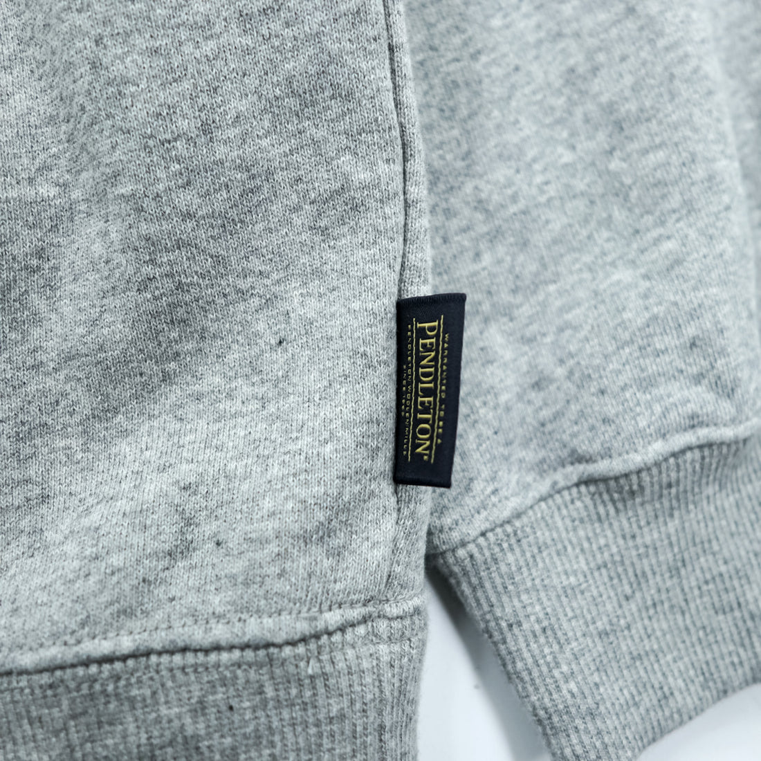 PENDLETON Back Print Sweatshirt, Size L, Gray, 3475-3006
