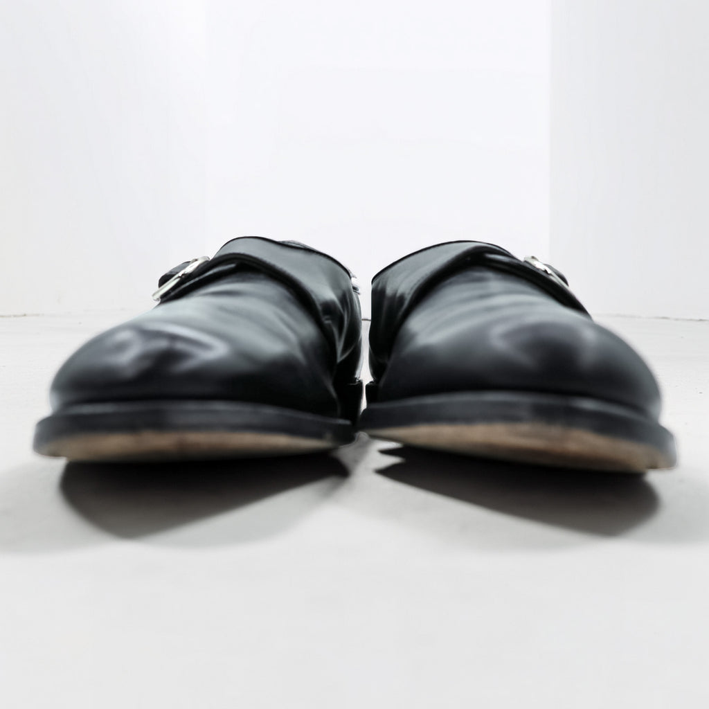 Allen Edmonds USA製 モンクストラップ ドレスシューズ 28cm ブラック レザー ラウンドトゥ GARNER 2405