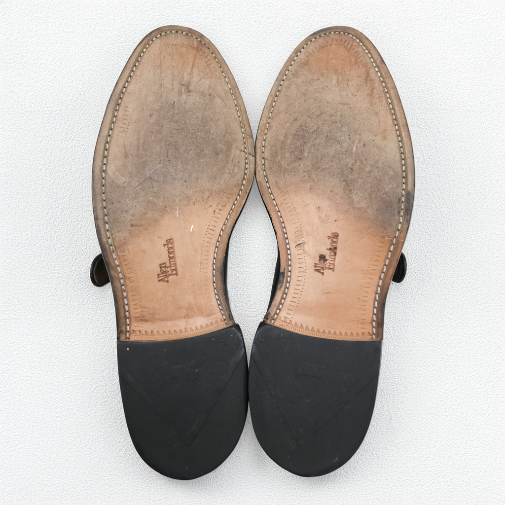Allen Edmonds USA製 モンクストラップ ドレスシューズ 28cm ブラック レザー ラウンドトゥ GARNER 2405