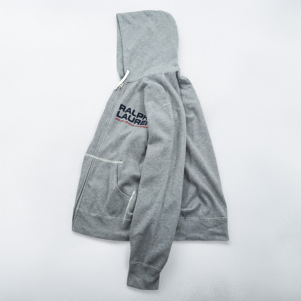 Polo Ralph Lauren 90年代 ジップパーカー XL グレー コットン POLO JEANS COMPANY