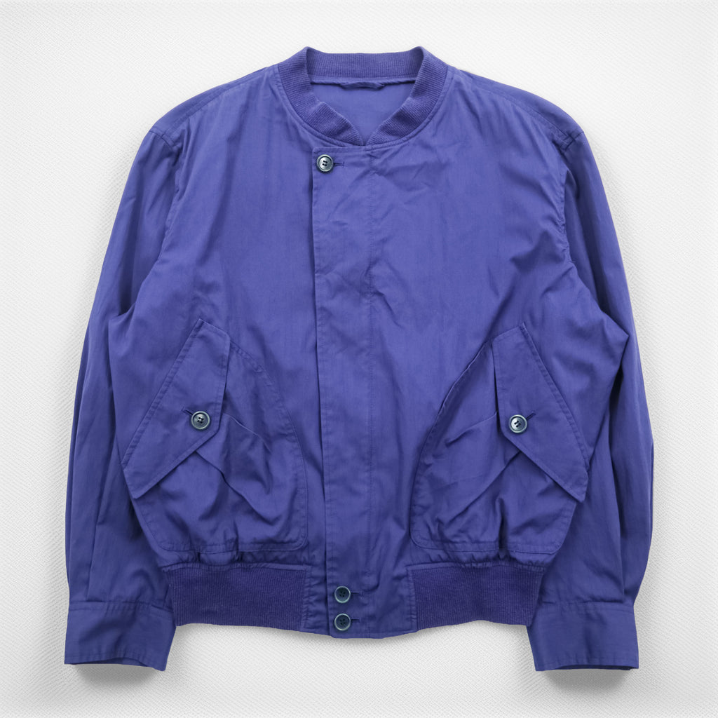 Vintage 80s Christian Dior Monsieur Sportswear Jacket Bomber Purple Size M Harrington Style