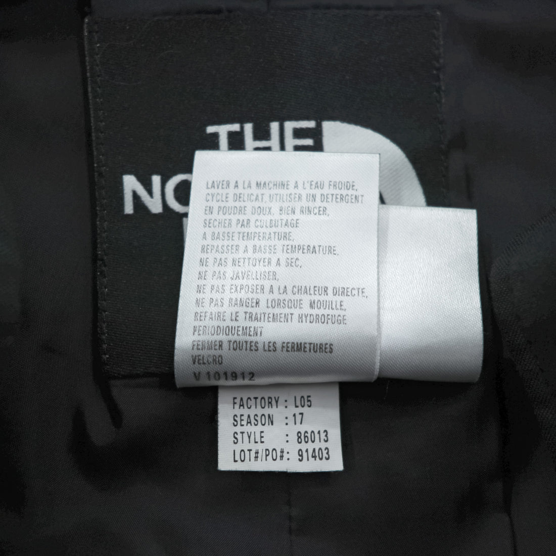 THE NORTH FACE ゴアテックス GORE-TEX シェル アウトドア マウンテンパンツ レインパンツ M ブラック 防水 ドローコード 裾ジップ スリット 86013