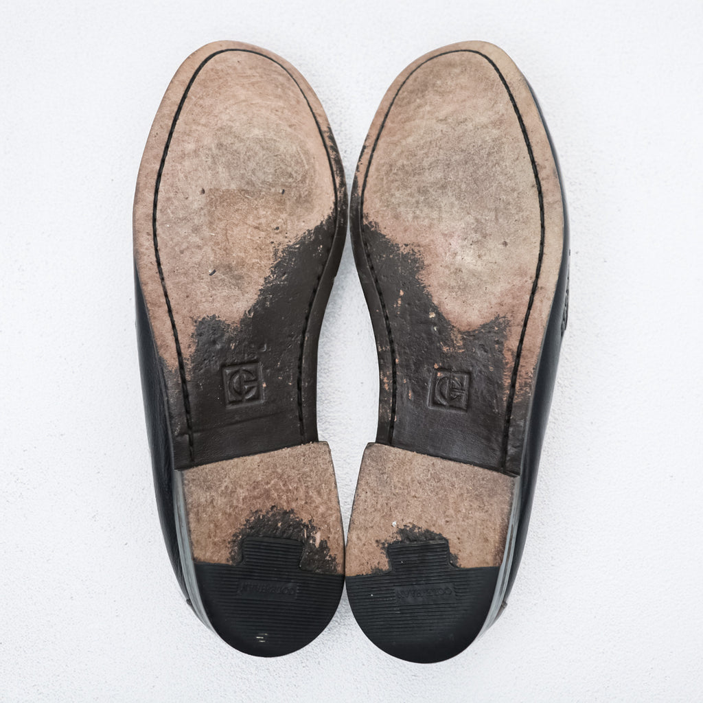 Cole Haan フリンジ タッセルローファー 28cm ブラウン ブラック レザー 本革 02997