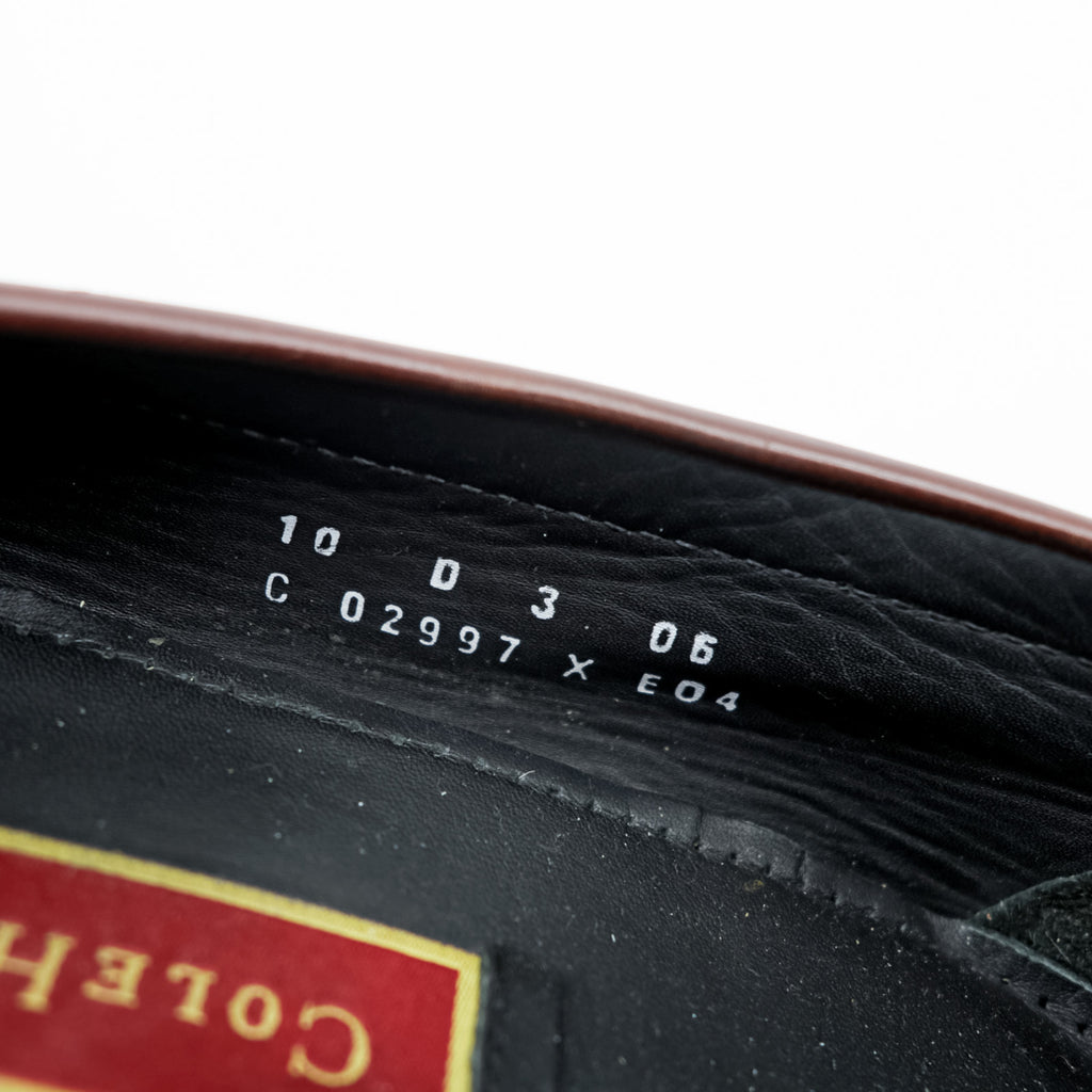 Cole Haan フリンジ タッセルローファー 28cm ブラウン ブラック レザー 本革 02997