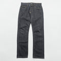 STUSSY デニムパンツ ジーンズ M ブラック ストレート ROUGH & RUGGED DENIM