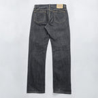 STUSSY デニムパンツ ジーンズ M ブラック ストレート ROUGH & RUGGED DENIM