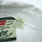Levi's 90年代 ワークシャツ 長袖 デニムシャツ XL ホワイト 胸ポケット 60560 1352