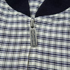 YVES SAINT LAURENT 90年代 ヴィンテージ ジップアップ ブルゾン ボンバージャケット L チェック pour homme YSL オールド