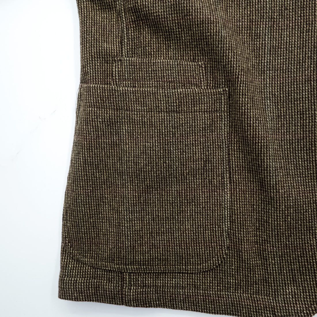 Polo Ralph Lauren ツイード 3B カジュアル テーラードジャケット ブレザー L ブラウン パッチポケット