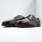 Stafford Executive 米国製 ストレートチップ ドレスシューズ 27cm ダークブラウン レザー 革靴 キャップトゥ 外羽根 USA製