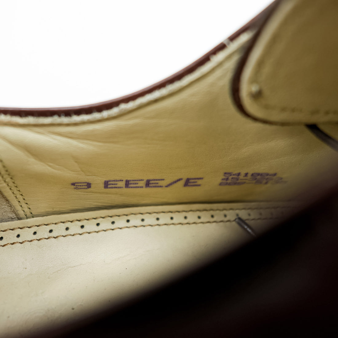 Stafford Executive 米国製 ストレートチップ ドレスシューズ 27cm ダークブラウン レザー 革靴 キャップトゥ 外羽根 USA製