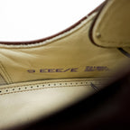 Stafford Executive 米国製 ストレートチップ ドレスシューズ 27cm ダークブラウン レザー 革靴 キャップトゥ 外羽根 USA製