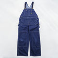 Vintage 80s Sears Toughskins Double Knee Denim Overalls Made in USA Union Made Workwear
