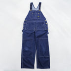 Vintage 80s Sears Toughskins Double Knee Denim Overalls Made in USA Union Made Workwear