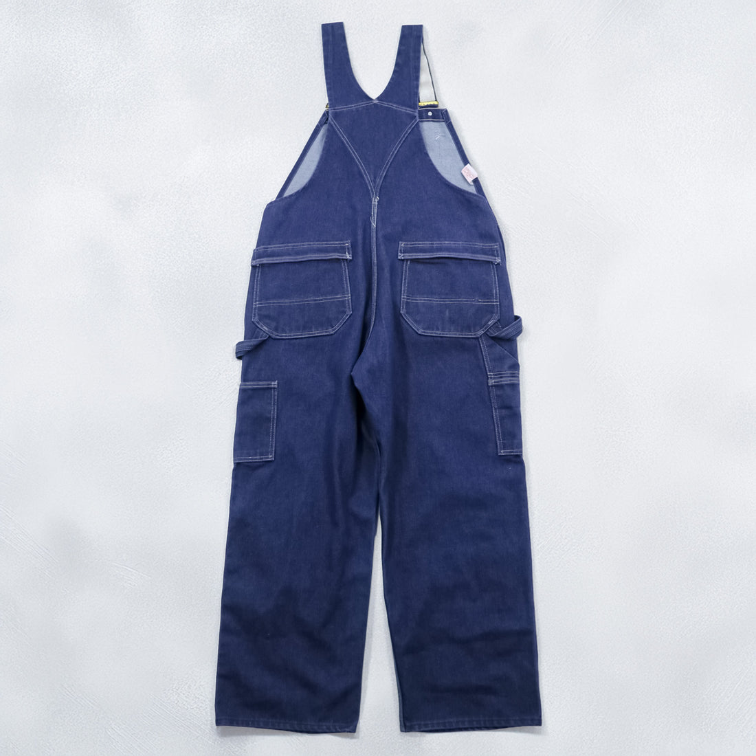 Vintage 80s Sears Toughskins Double Knee Denim Overalls Made in USA Union Made Workwear
