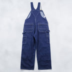 Vintage 80s Sears Toughskins Double Knee Denim Overalls Made in USA Union Made Workwear