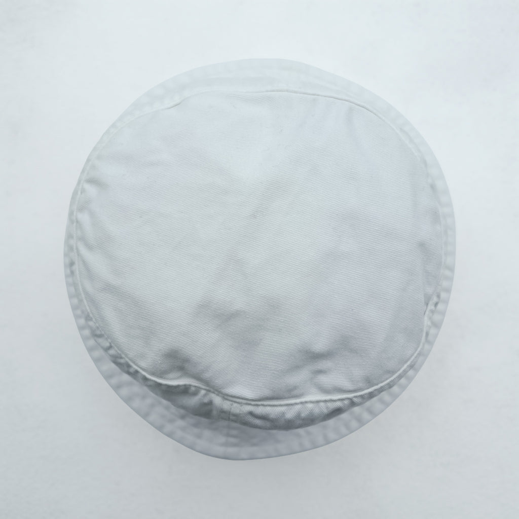 Polo Ralph Lauren ポロベア 刺繍 バケットハット L/XL ホワイト コットン