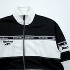 Reebok 90s Vintage Track Jacket Jersey M White, Black
