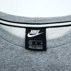 NIKE Box Logo Sweatshirt, Size XL and up, Gray, Black, White, CD9220-063, Side Zip