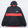 VINTAGE Half-Zip Anorak Hoodie XL~ Bi-color Red, Black Sisters For The Lord