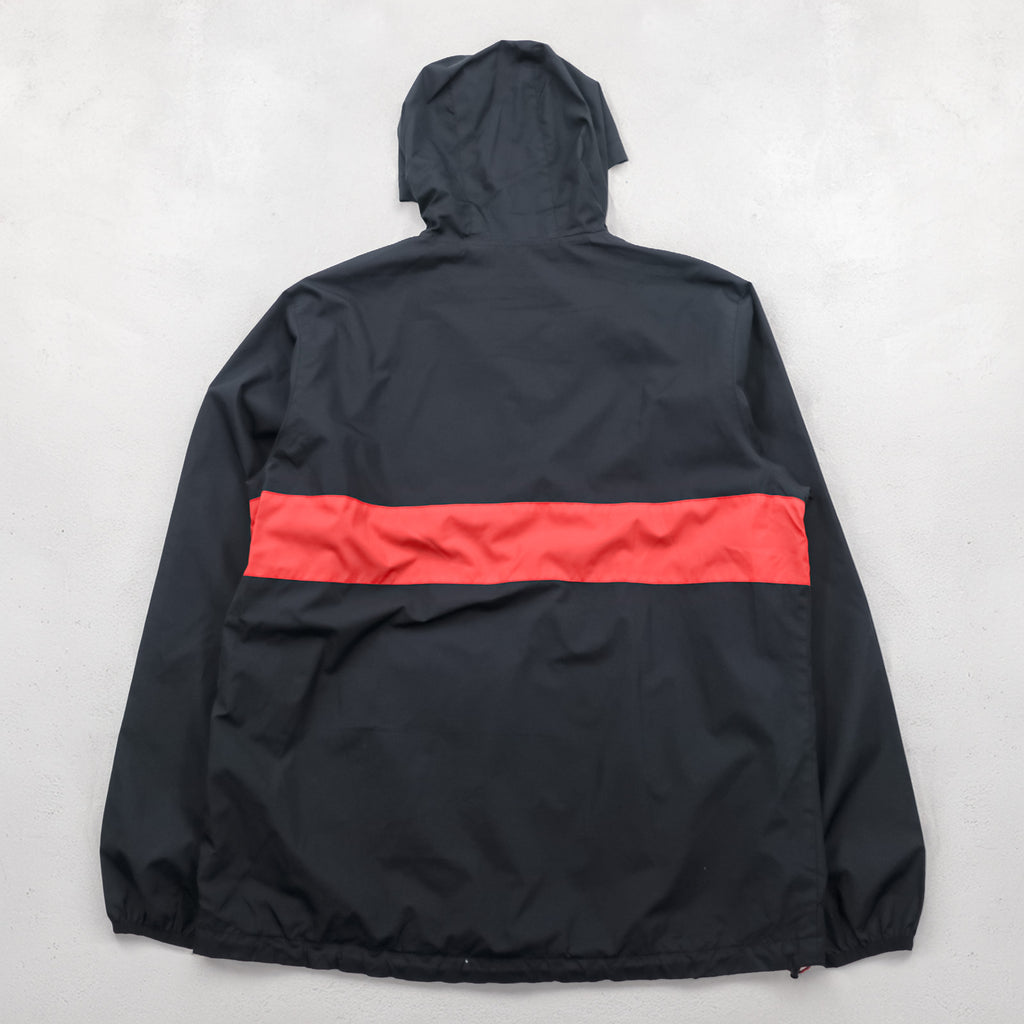 VINTAGE Half-Zip Anorak Hoodie XL~ Bi-color Red, Black Sisters For The Lord