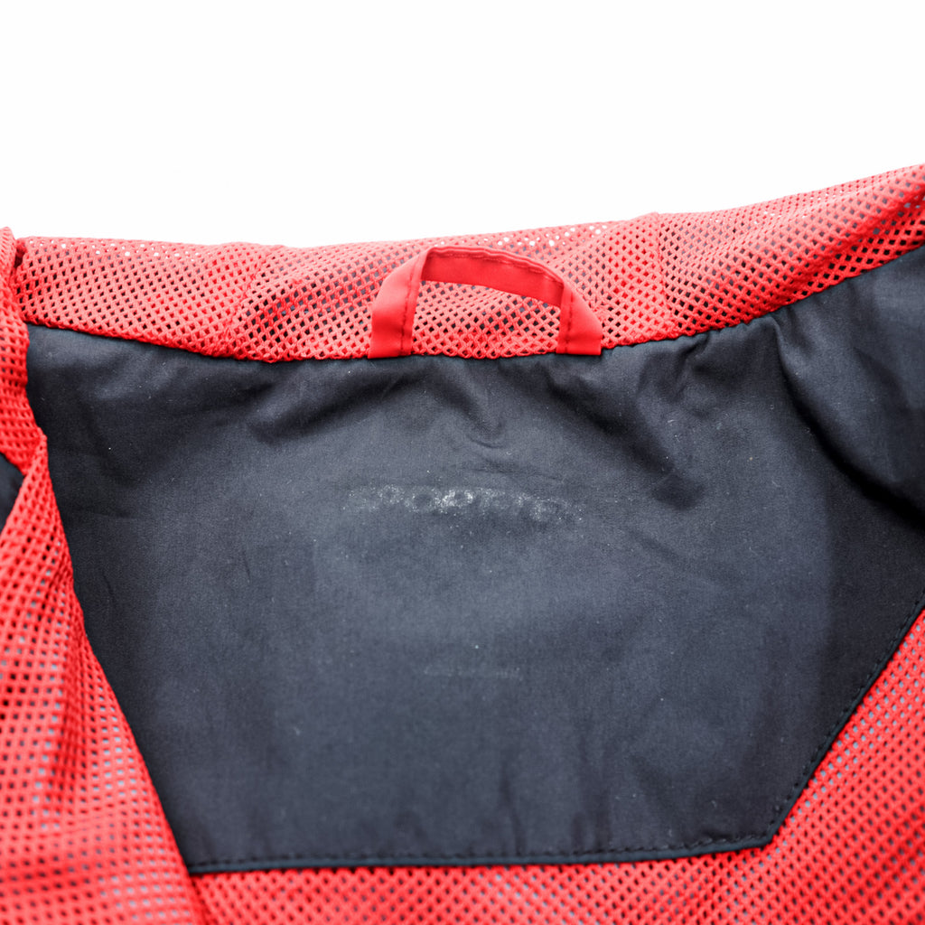 VINTAGE Half-Zip Anorak Hoodie XL~ Bi-color Red, Black Sisters For The Lord