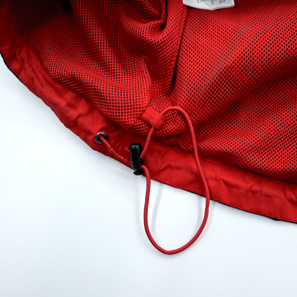 VINTAGE Half-Zip Anorak Hoodie XL~ Bi-color Red, Black Sisters For The Lord