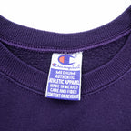 Champion 90s College Sweatshirt, Size M, Purple, Texas Women's University