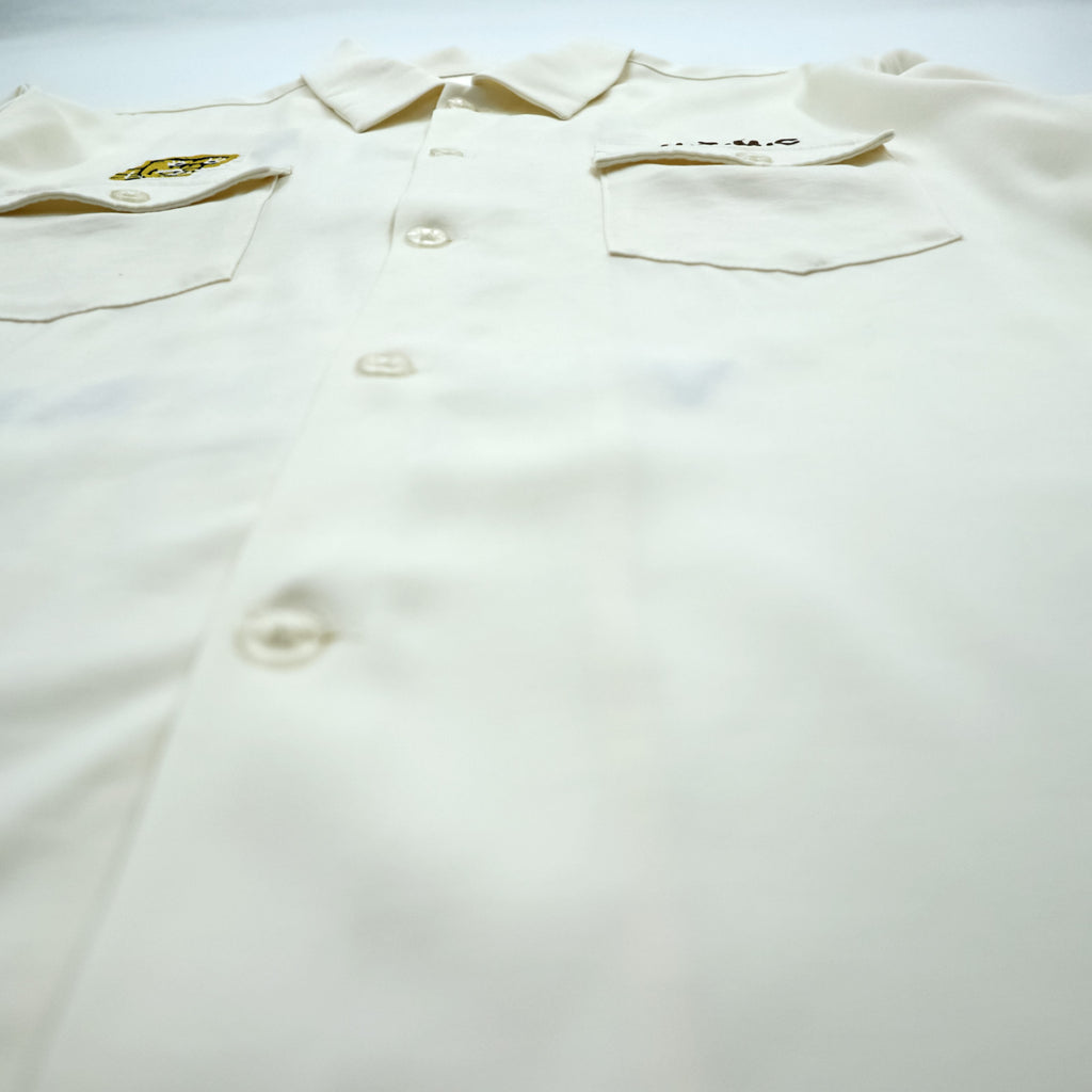 HOUSTON Souvenir Shirt, Vietnam Shirt, Size L, White, 41157, VIET-NAM, Parachute, Military, U.S.M.C.