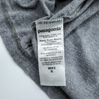 Patagonia P-6ロゴ 長袖Tシャツ ロンT XL グレー コットン 38704