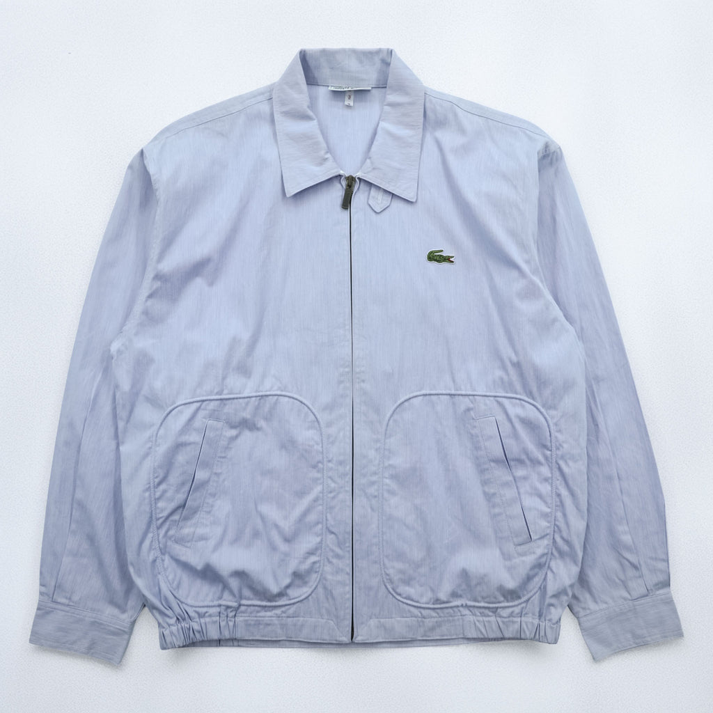 Vintage 90s CHEMISE LACOSTE Made in Japan Harrington Jacket M Blue