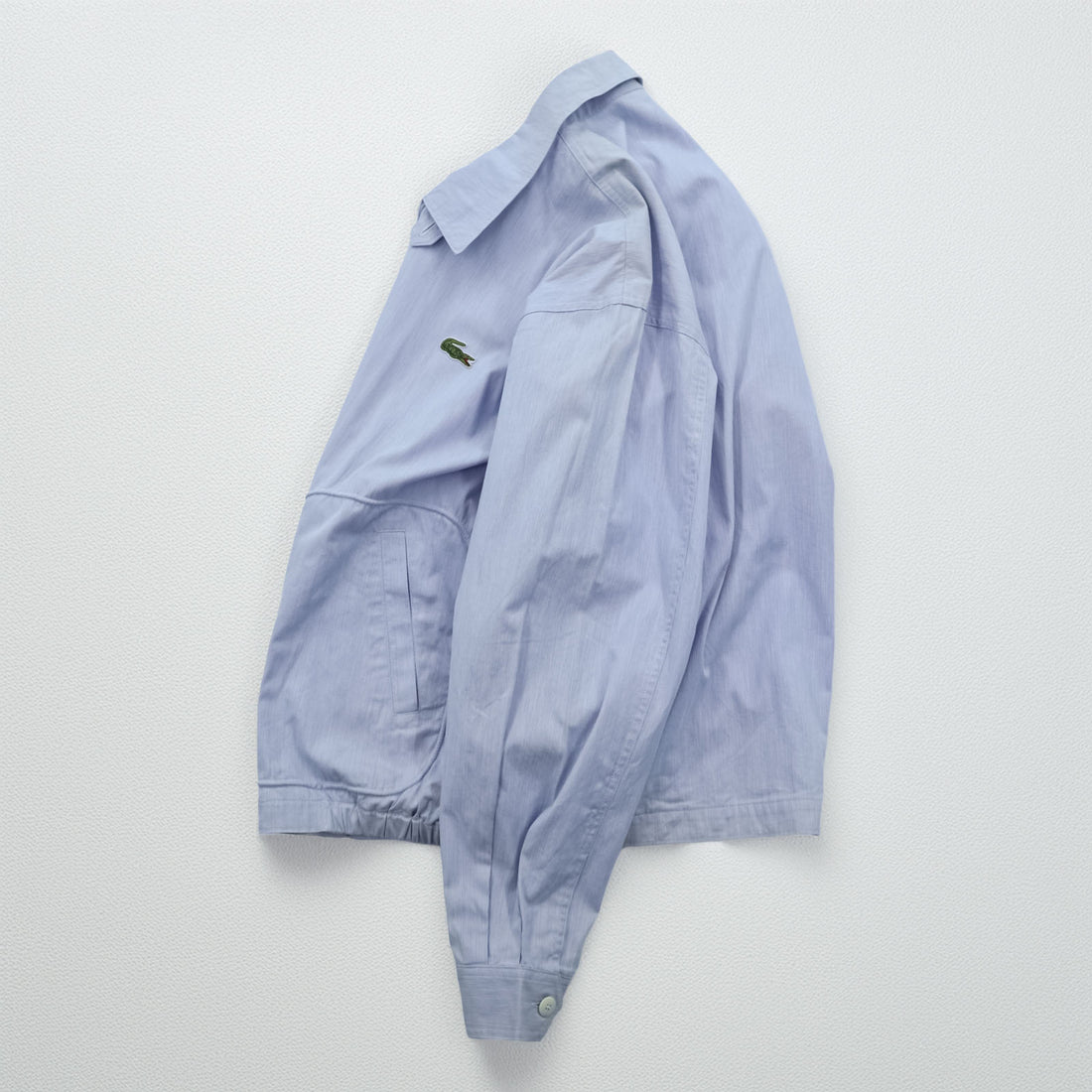 Vintage 90s CHEMISE LACOSTE Made in Japan Harrington Jacket M Blue