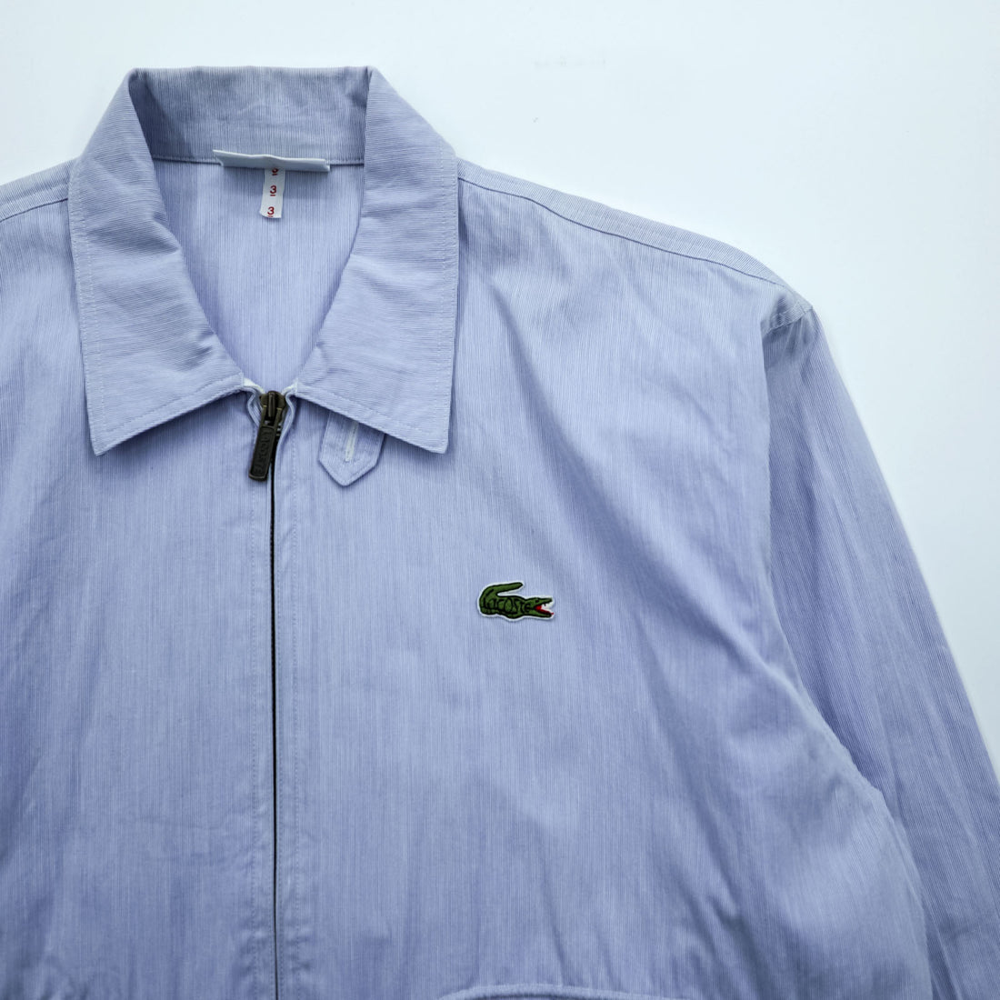 Vintage 90s CHEMISE LACOSTE Made in Japan Harrington Jacket M Blue