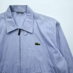 Vintage 90s CHEMISE LACOSTE Made in Japan Harrington Jacket M Blue