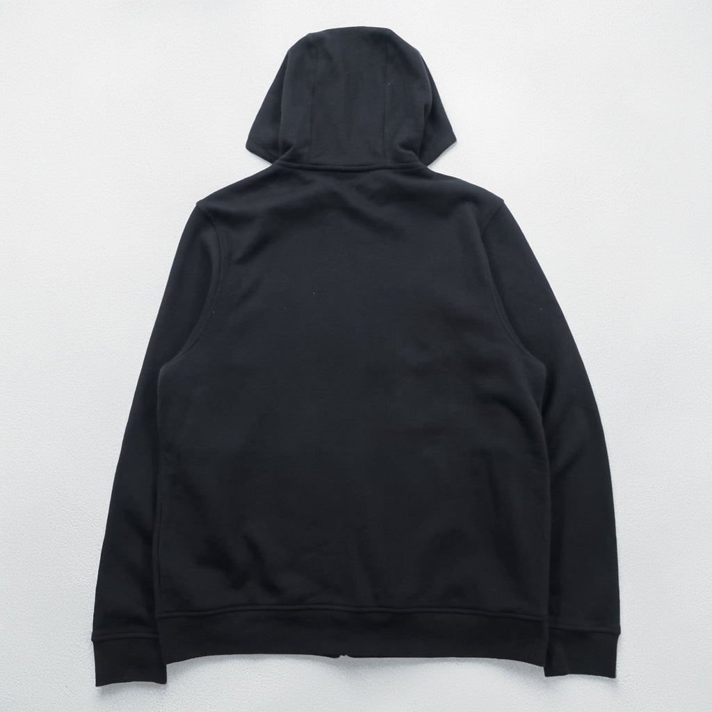 LACOSTE Zip Up Hoodie XL and up, with a single logo, black, SPORT