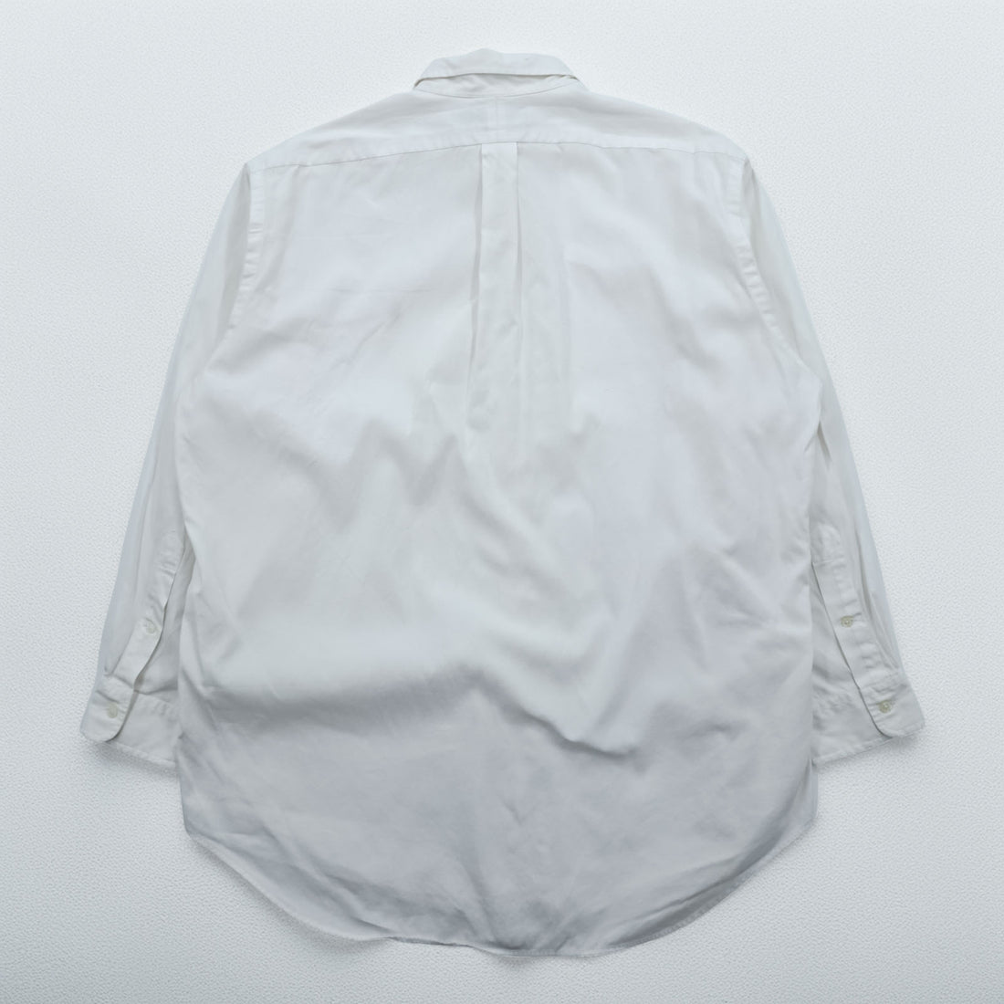 Ralph Lauren 90s Oxford button-down shirt, size XL and up, white, with YARMOUTH small pony embroidery.