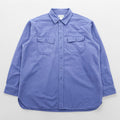 L.L.Bean シャモアシャツ フランネルシャツ XL ブルー フラップ 胸ポケット MT03