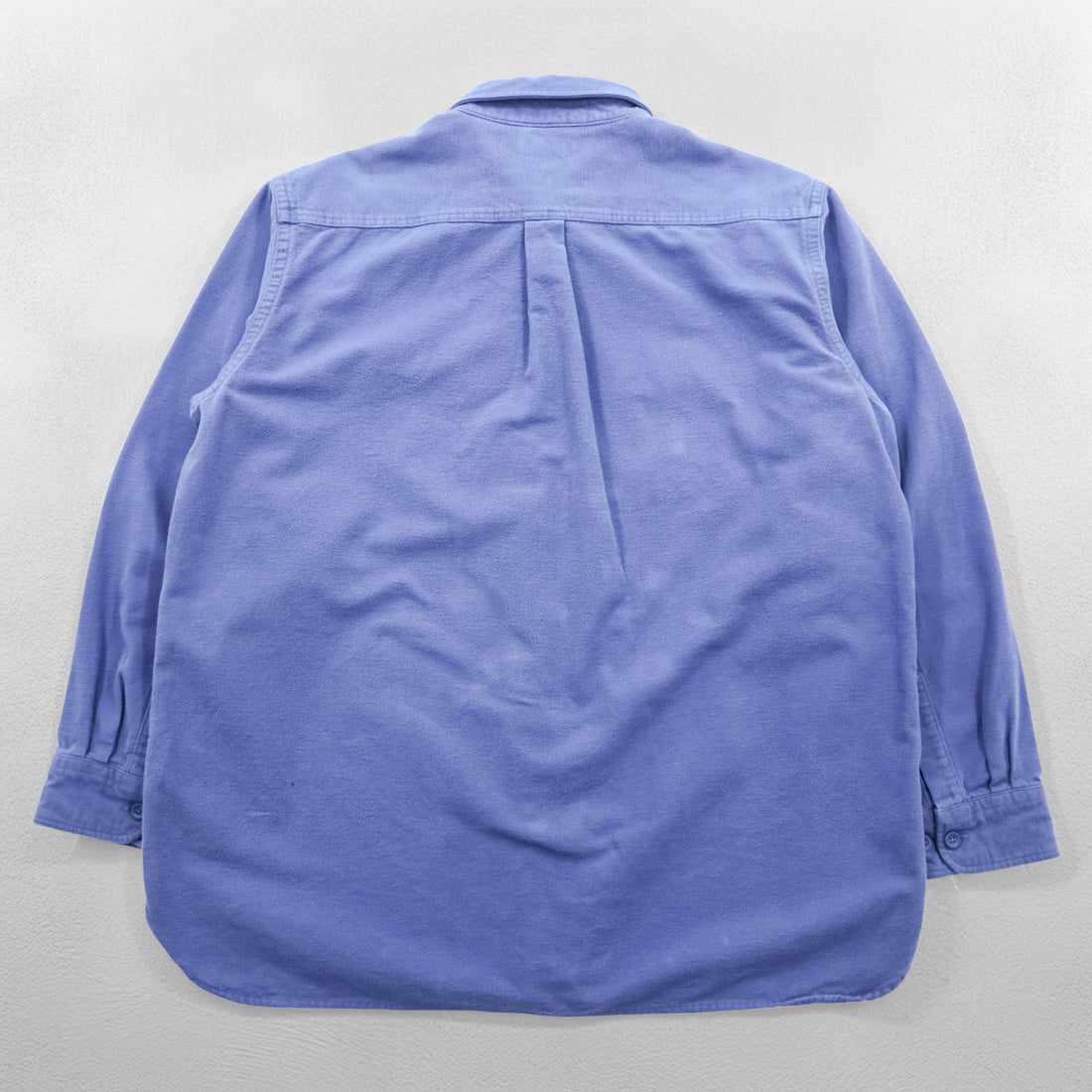 L.L.Bean シャモアシャツ フランネルシャツ XL ブルー フラップ 胸ポケット MT03